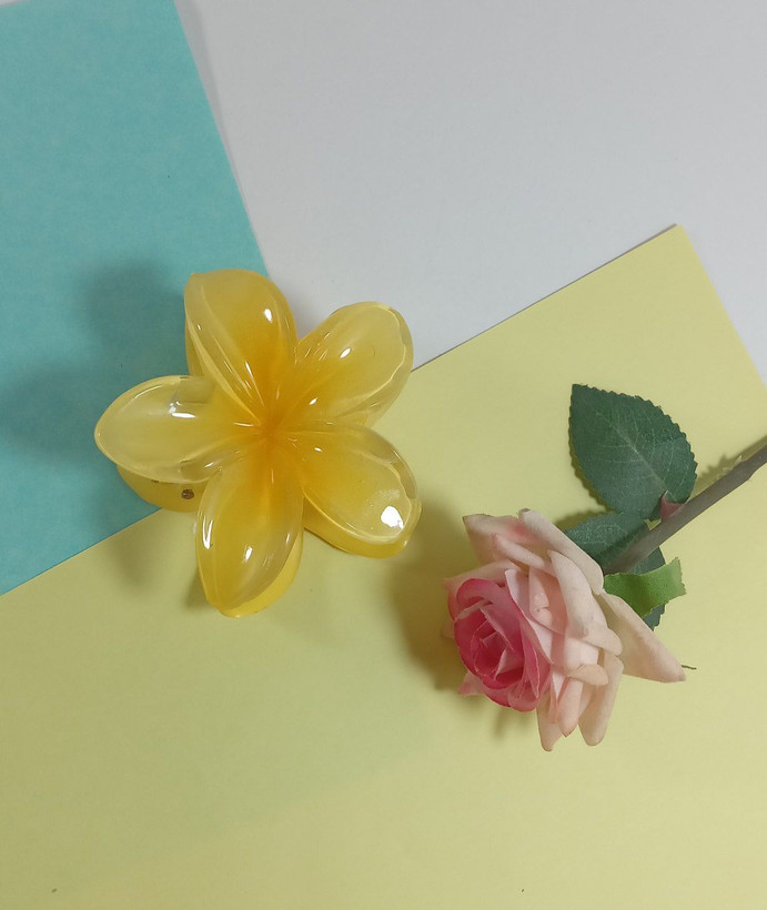 کلیپس مو طرح گل پلومریا Polomeria